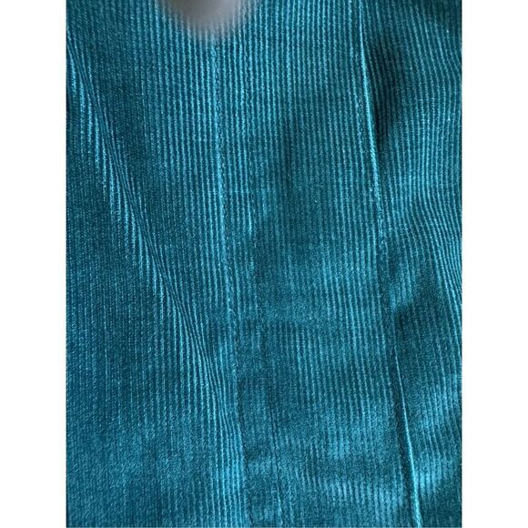 Vintage women’s 3 pc set blazer skirt pants emerald green corduroy Small - Picture 12 of 12
